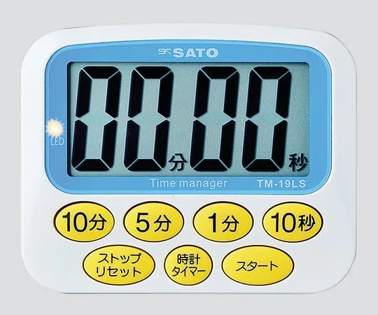 8-9267-11-56　Large Display Timer Deco Timer R with English Calibration Certificate　TM-19LS