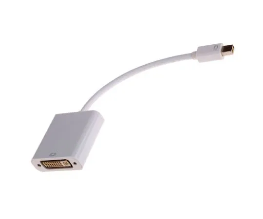 63-7985-89　Roline 100mm Mini Display Port Male to Female DVI White KVM Mixed Cable Assembly　12.03.3128-10