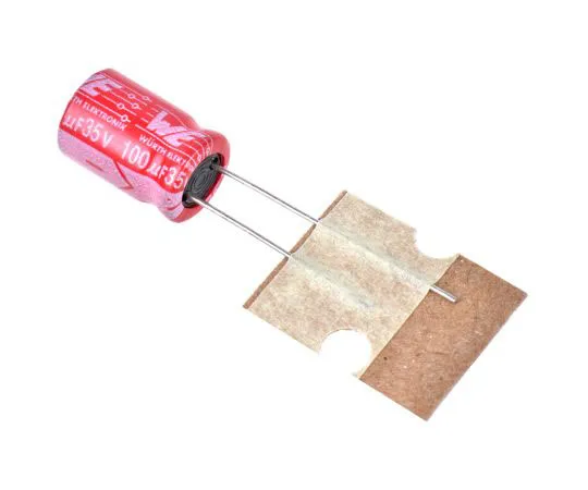 63-8037-23　Wurth Elektronik 100μF 35V dc Aluminium Electrolytic Capacitor, Through Hole 8 (Dia.) x 11.5mm +105°C 8mm 3mm　860160574013