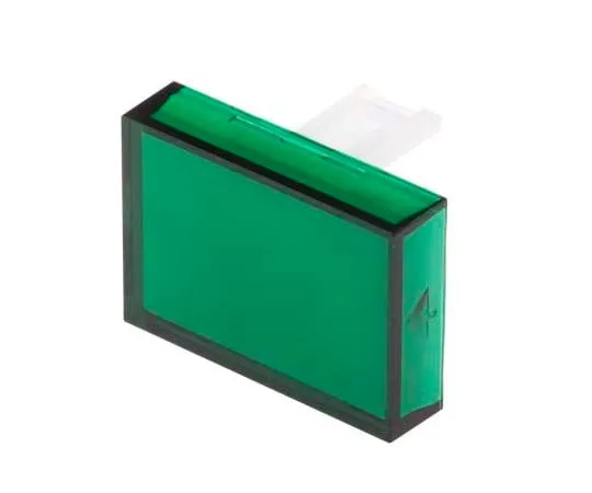 63-7793-68　Green Rectangular Push Button Lens for *** with SD16 Series　745-2587