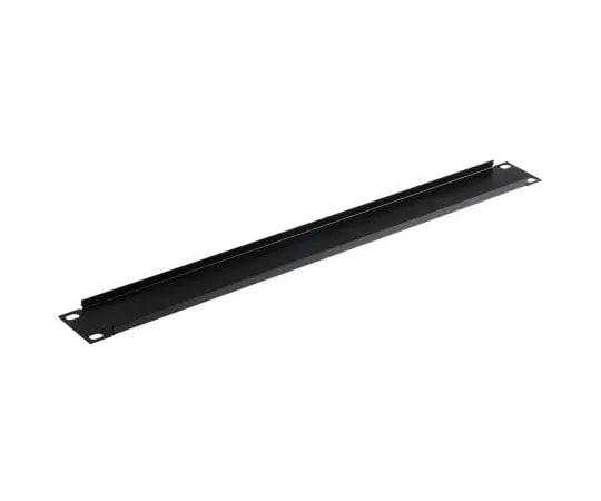 63-8002-14　19-inch Blanking Panel, 1U, Black, Steel　802-0245