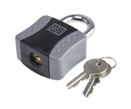 63-8032-07　RS PRO 47mm Steel Key Padlock　827-4401