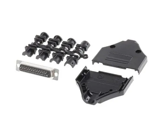 63-7980-31　MHDTPPK Series, 25 Way D-Sub Socket Connector Kit With Hood and Inserts　MHDTPPK25-DB25S-K