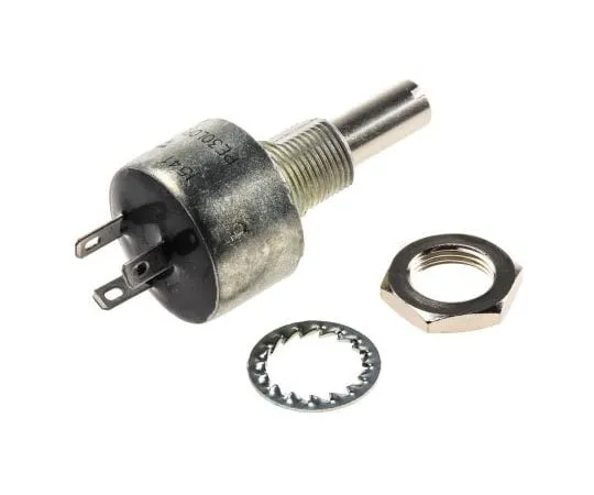 63-7987-50　Vishay 1 Gang Rotary Cermet Potentiometer with a 6 mm Dia. Shaft, 47kΩ, ±10%, 1.5W, Logarithmic PE30L0FL473KLB　PE30L0FL473KLB