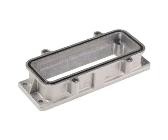 63-8042-08　Han EMC Series Bulkhead Mounted Housing, For Use With Higher EMC Requirement/Screw Locking System　9620640301