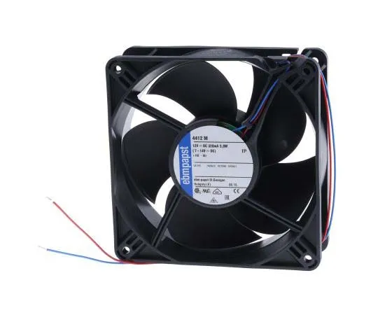 63-7811-23　ebm-papst 4400 Series Axial Fan, 119 x 119 x 38mm, 184m³/h, 3.8W, 12 V dc　4412M