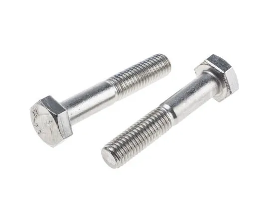 63-7997-74　Plain Stainless Steel Hex Bolt, M10 x 55mm　797-6291