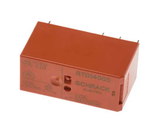 63-7794-25　TE Connectivity SPDT Non-Latching Relay PCB Mount, 5V dc Coil, 16A　5-1393238-9