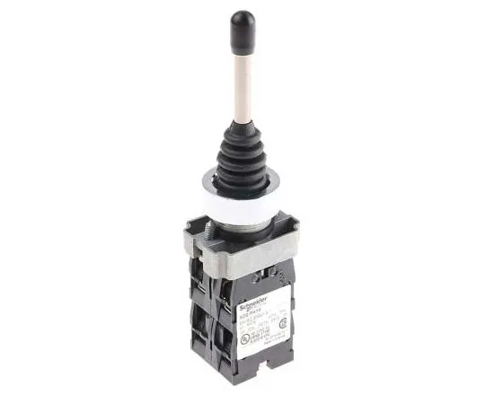 63-7796-48　Schneider Electric, Harmony XD2 Chrome Joystick Push Button, SPNO, 22.2mm Maintained Screw　XD2PA14