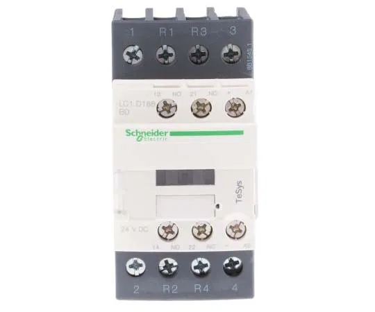 63-7791-44　Schneider Electric 4 Pole Contactor, 32 A, 24 V dc Coil, TeSys D, 2NO/2NC　LC1D188BD