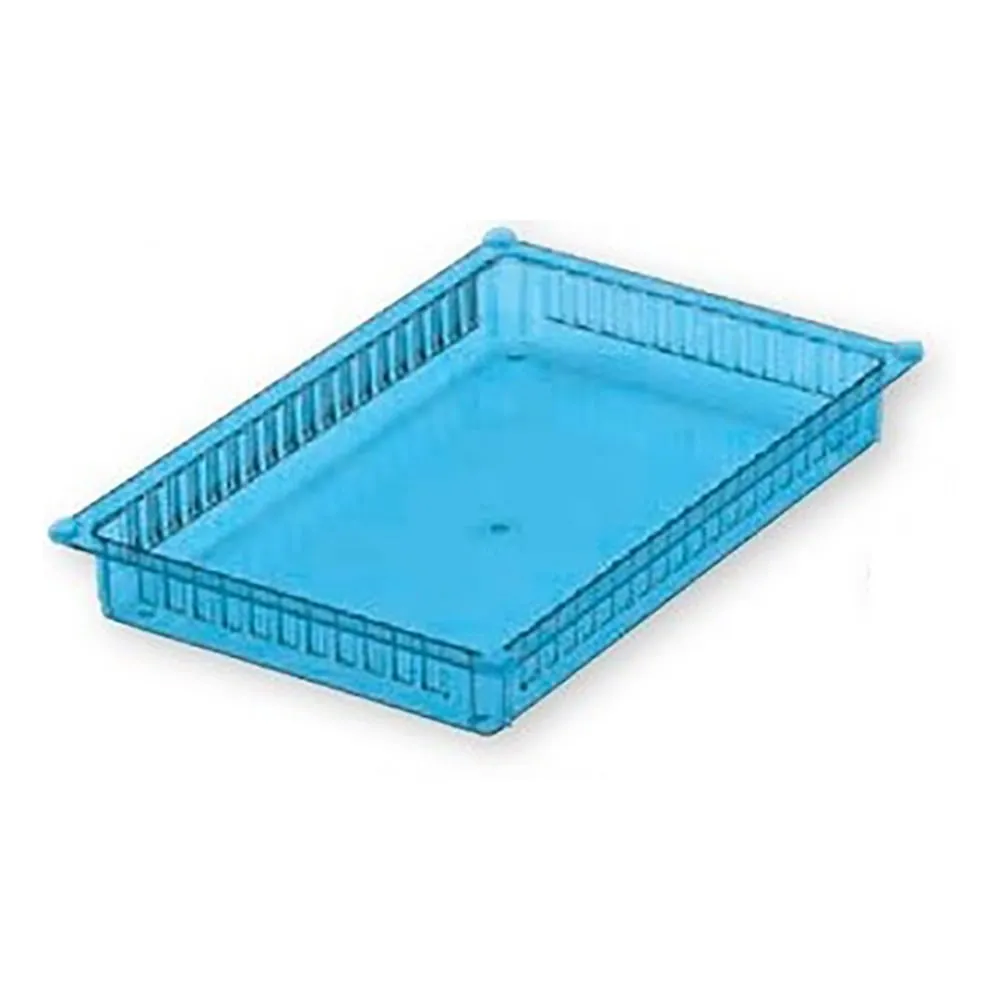 0-5733-11　ALTIA Standard Polycarbonate Tray Clear Blue 400 x 85 x 600　NRT-75BLCV