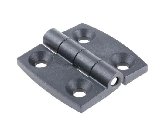 63-7956-95　RS PRO Matte Glass Reinforced Nylon PA, Stainless Steel Square Hinge with a Knurled Pin Screw, 50mm x 50mm x 5.9mm　770-3018