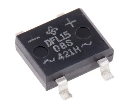 63-8020-22　Vishay DFL1508S-E3/77, Bridge Rectifier, 1.5A 800V, 4-Pin DFS　DFL1508S-E3/77