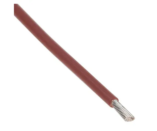 63-8038-07　RS PRO PTFE Equipment Wire 0.34 mm² CSA, Brown 100m Reel　841-7298
