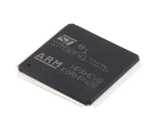 63-7796-34　STMicroelectronics, 32bit ARM Cortex M4F Microcontroller, 168MHz, 1.024 MB Flash, 144-Pin LQFP　STM32F417ZGT6