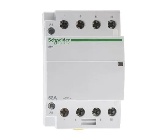 63-7989-03　Schneider Electric 4 Pole Contactor, 63 A, 230 V ac Coil, Acti 9, 3NO/1NC　A9C20869