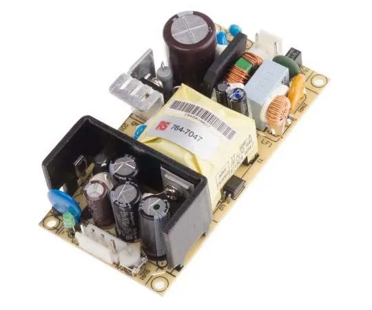 63-7819-33　Mean Well 45W 1 Output Embedded Switch Mode Power Supply SMPS, 3.75A, 12V dc Open Frame　EPS-45-12