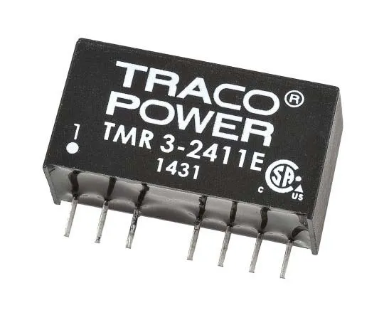 63-7772-78　TRACOPOWER TMR 3E 3W Isolated DC-DC Converter Through Hole, Voltage in 18 → 36 V dc, Voltage out 5V dc　TMR 3-2411E