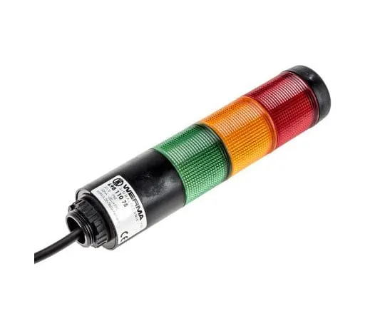 63-8042-11　Kompakt LED Beacon Tower, 3 Light Elements, Green, Red, Yellow, 24 V ac/dc　69811075