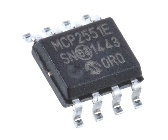 63-7958-21　Microchip MCP2551-E/SN, CAN Transceiver 1Mbps 1-Channel ISO 11898, 8-Pin SOIC　MCP2551-E/SN