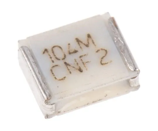 63-8008-56　KEMET 100nF Polyester Capacitor PET 40 V ac, 63 V dc ±20% F161 Series Surface Mount　F161SL104M063V