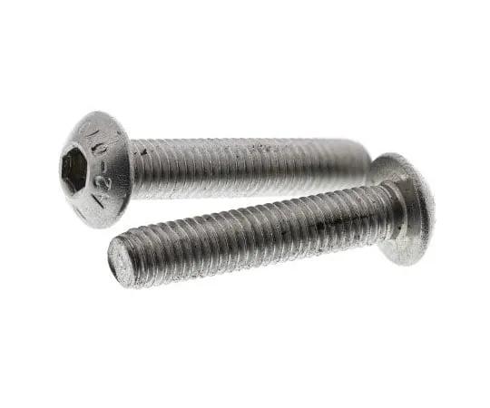63-7997-28　RS M5 x 25mm Hex Socket Button Screw Plain Stainless Steel　797-6092