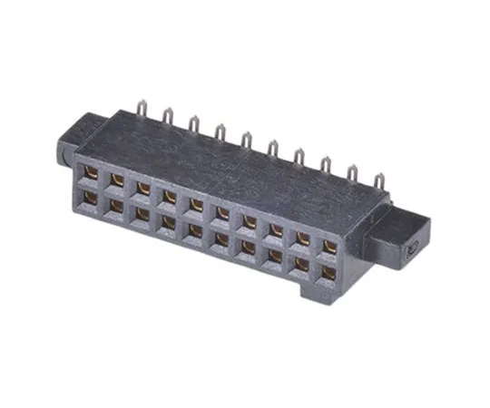 63-7953-05　Samtec SFM Series 1.27mm Pitch 20 Way 2 Row Straight PCB Socket, Surface Mount, Solder Termination　SFM-110-02-L-D
