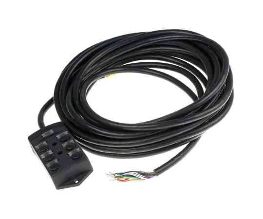 63-8053-46　RS PRO M12 Sensor Box, 6 Port, 10m Cable Length　877-1220