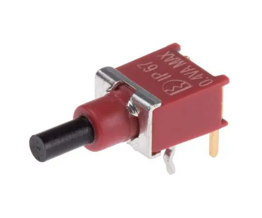 63-7775-57　RS PRO Single Pole Double Throw (SPDT) Momentary Push Button Switch, IP67, PCB, 120/250V ac　734-6820
