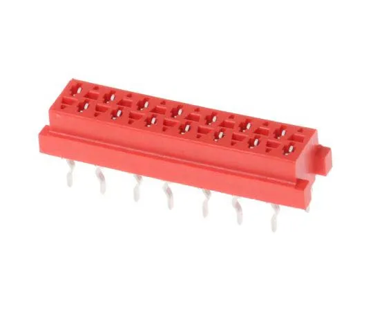 63-7793-99　TE Connectivity Micro-MaTch Series 2.54mm Pitch 14 Way 2 Row Straight PCB Socket, Through Hole, Solder Termination　1-215079-4