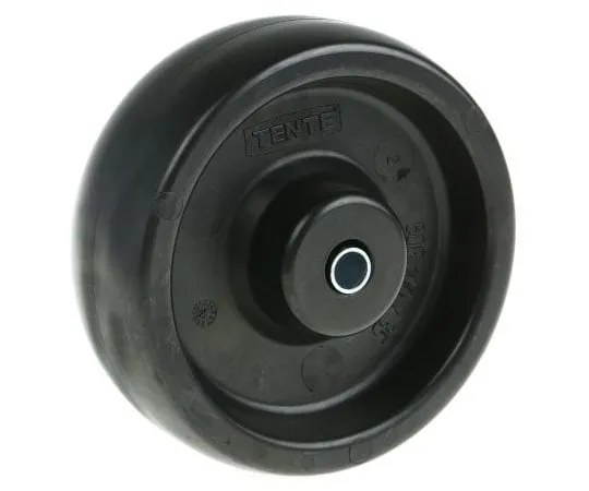 63-7979-37　Tente Synthetic Rubber Black Castor Wheels BOG100x35-Ø8, 250kg　BOG100X35-Ø8