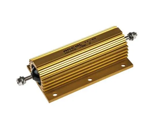 63-7776-80　Arcol HS300 Series Aluminium, Aluminium Housed Axial Wire Wound Panel Mount Resistor, 15Ω ±5% 300W　HS300 15R J