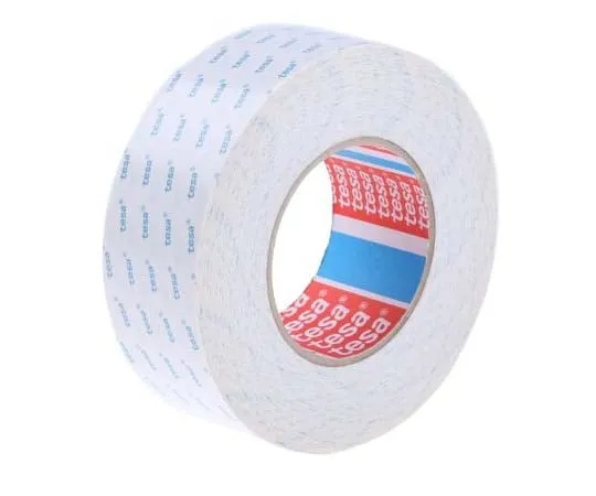 63-7817-75　Tesa 4943 Translucent Double Sided Cloth Tape, 50mm x 50m, 0.1mm Thick　4943 50mx50mm