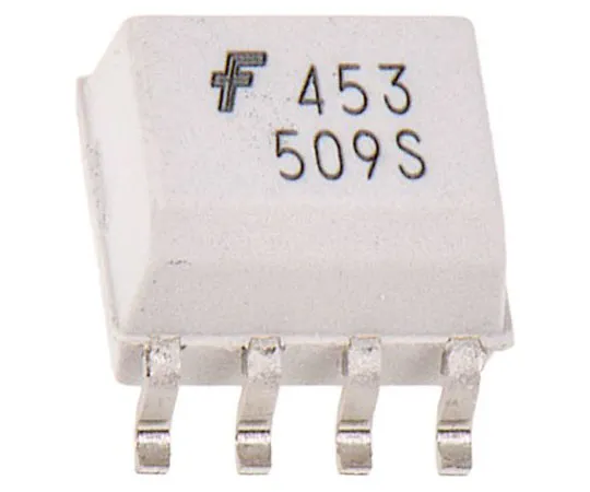 63-8046-23　ON Semiconductor, HCPL0453R2 DC Input Transistor Output Optocoupler, Surface Mount, 8-Pin SOIC　HCPL0453R2