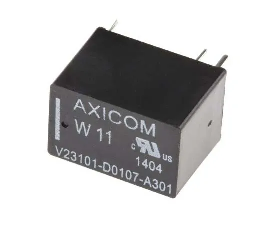 63-7750-19　TE Connectivity SPDT Non-Latching Relay PCB Mount, 24V dc Coil, 1.25A　V23101D 107A301