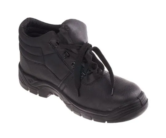 63-7985-97　RS PRO Black Steel Toe Men Safety Boots, UK 12, US 13　790-4007