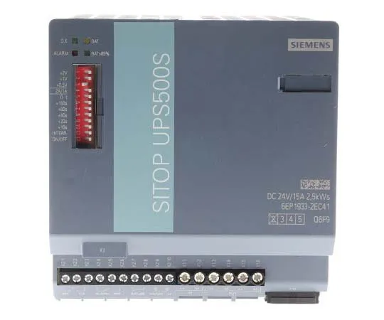 63-7787-80　Siemens SITOP UPS500S UPS Uninterruptible Power Supply, 24V dc Output, 360W, 17.5A　6EP1933-2EC41