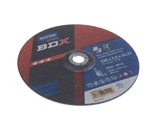 63-7992-28　Norton BDX Cutting Disc Aluminium Oxide Cutting Disc, 230mm Diameter, 2.5mm Thick　66252831494