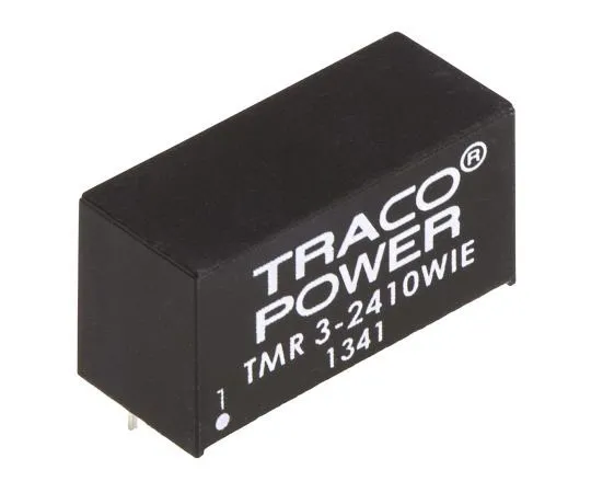 63-7956-70　TRACOPOWER TMR 3WIE 3W Isolated DC-DC Converter Through Hole, Voltage in 9 → 36 V dc, Voltage out 3.3V dc　TMR 3-2410WIE