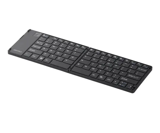 62-4122-26　［Discontinued］Bluetooth 3.0 Folding Keyboard Black　BSKBB15BK