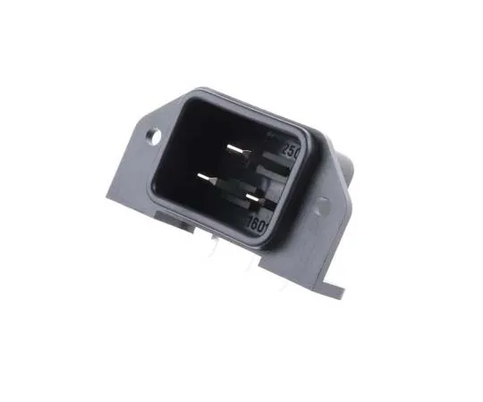 63-7769-73　Schurter C20 Panel Mount IEC Plug Male, 16A, 250 V ac　6163.0018