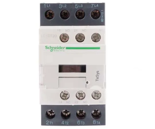 63-7791-88　Schneider Electric 4 Pole Contactor, 20 A, 230 V ac Coil, TeSys D, 4NO　LC1DT20U7