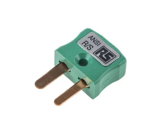 63-7954-61　RS PRO ANSI Miniature Quick Wire Plug Connector for *** with Type R/S Thermocouple Type R/S, Miniature　769-1155