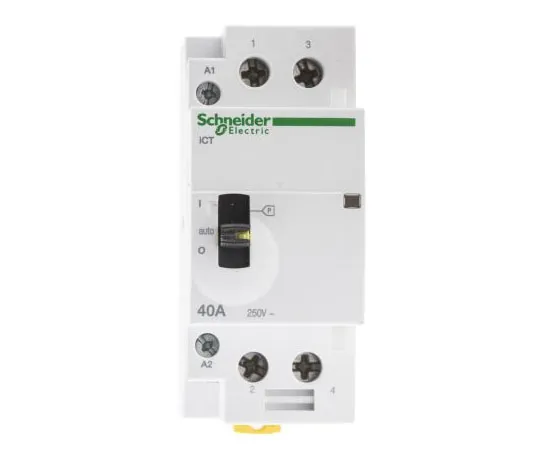 63-7988-92　Schneider Electric 2 Pole Contactor, 40 A, 230 V ac Coil, Acti 9, 2NO　A9C21842