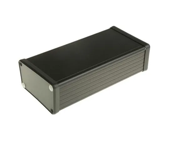 63-7961-78　Hammond 1455, Aluminium Enclosure, 160 x 78 x 43mm　1455K1602BK