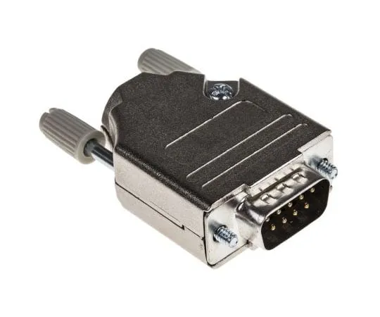 63-7951-80　9 Way D-Sub Plug Connector Kit With Assembly, Contact Insert, D-sub Plug Connector, Full Metal Jack Screws, Hood, UNC　MHDTZK9-DB9P-K