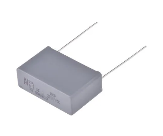 63-8052-21　KEMET 100nF Polypropylene Capacitor PP 2 kV dc, 700 V ac ±5% Tolerance Through Hole R75 Series　R75UR31004030J