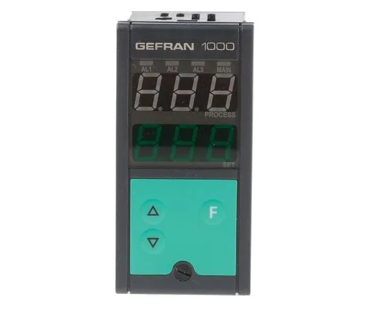 63-7998-86　Gefran 1000 PID Temperature Controller, 48 x 96 (1/8 DIN)mm, 1 Output Logic, Relay, 100 → 240 V ac/dc Supply　1000-R0-2R-0-1