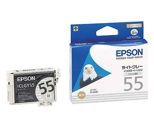 61-0512-84　［Discontinued］Epson Genuine Ink Cartridge (Light Gray)　ICLGY55