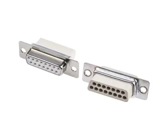 63-7755-86　MH Connectors MHD Series 2.77mm Pitch Straight Crimp D-Sub Connector Housing, Socket, 15 Pin　DBC15SS-NW